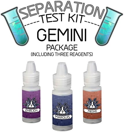 The Bunk Police - GEMINI Package - 30 Use Separation Kit - Three Reagent Test Kits