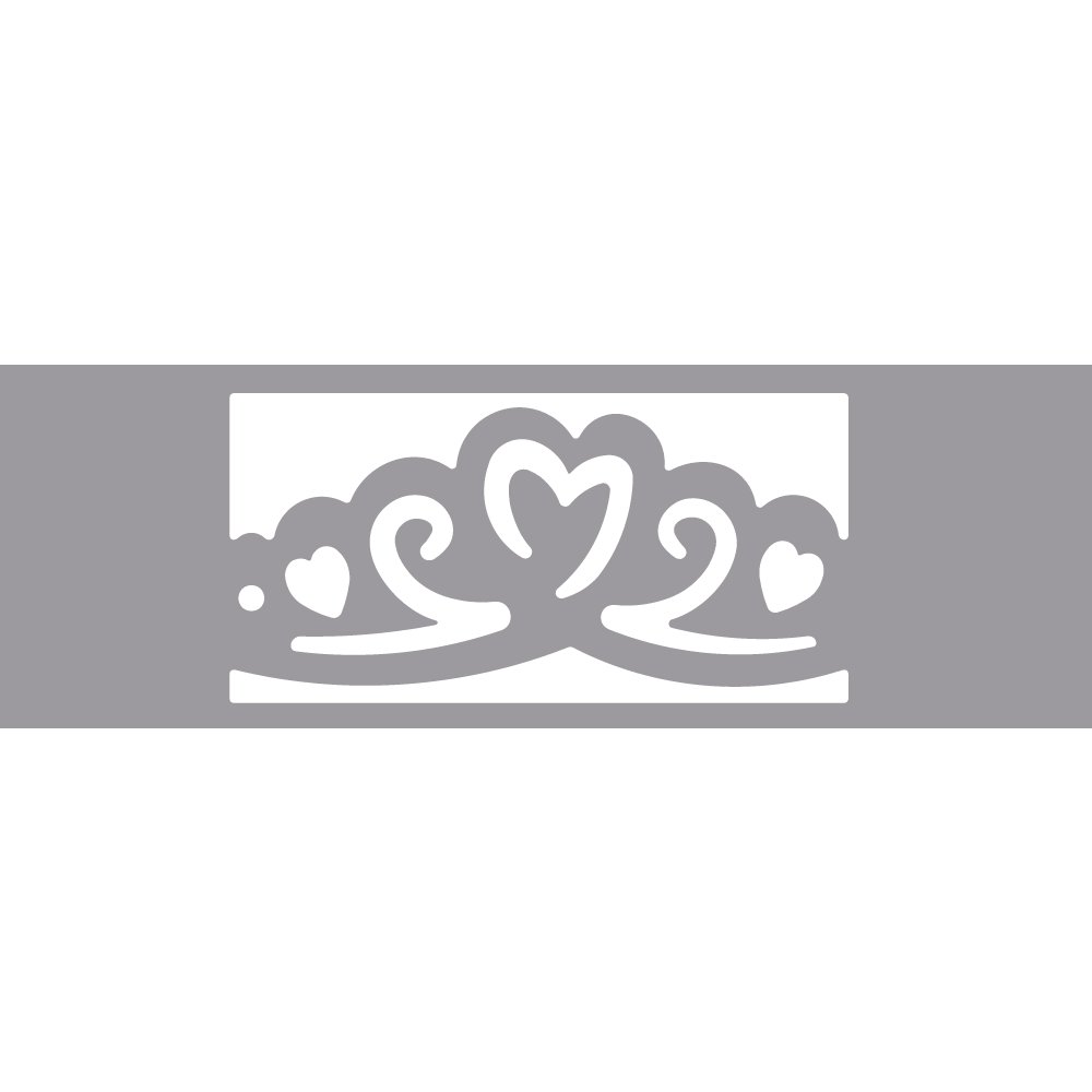 RAYHER Heart Border Puncher, Black and White โ image 1
