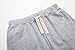 Leward Men's Casual Classic Fit Cotton Gym Short (L, Gray)
