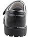 QHamThim Boys Leather Oxford Black School Uniform Outdoor Dress Shoe(Toddler/Little Kid/Big Kid)