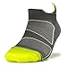 Feetures! - Elite Light Cushion - No Show Tab - Graphite/Black - Size Small - Athletic Running Socks