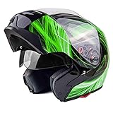Typhoon G339 Modular Motorcycle Helmet DOT Dual