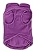 EXPAWLORER Polar Fleece Vest Dog Clothes - Fall Dog Sweater Pet Clothing, Warm Soft Pullover Sleeveless Dog Jacket with Small Pocket, Cold Winter Coat for Small Medium Large Dogs (Purple, S)