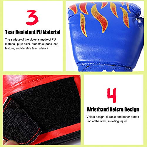 image for Newgam Kids Boxing Gloves, Children Junior Sparring Kickboxing Trainin