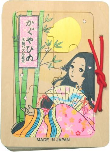 Wooden puzzle picture book Princess Kaguya