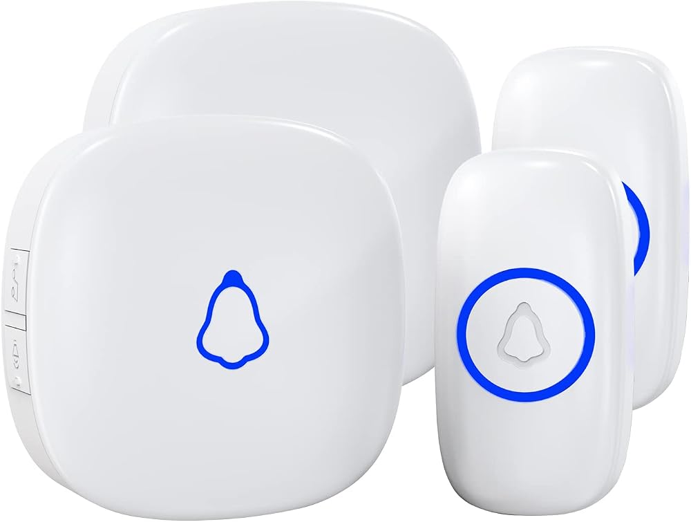 SECRUI Wireless Doorbell 2 Plug In Receiver 52 Tunes 1000 ft Range