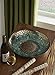 IMAX Paisley Glass Bowl – Decorative Bowl with Elegant Design, Food Safe, Graceful Motif. Decorative Accessories