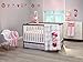 Disney Minnie Mouse Polka Dots 4 Piece Nursery Crib Bedding Set, Light Pink/White/Grey/Bright Raspberry