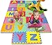 Matney Foam Mat of Alphabet Puzzle Pieces– Great for Kids to Learn and Play – Interlocking Puzzle Pieces