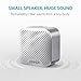 Burxoe Soundcore Nano Bluetooth Speaker with Big Sound, Super-Portable Wireless Speaker with Built-In Mic for iPhone 7, iPad, Samsung, Nexus, HTC, Laptops and More - Gray