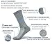 Well Knitting Diabetic Socks for Men & Women, Coolmax Medical Circulation Crew Mid Calf Socks with Seamless Toe, Non-Binding Top, and Padded Sole, 4 Pairs (Grey,L)
