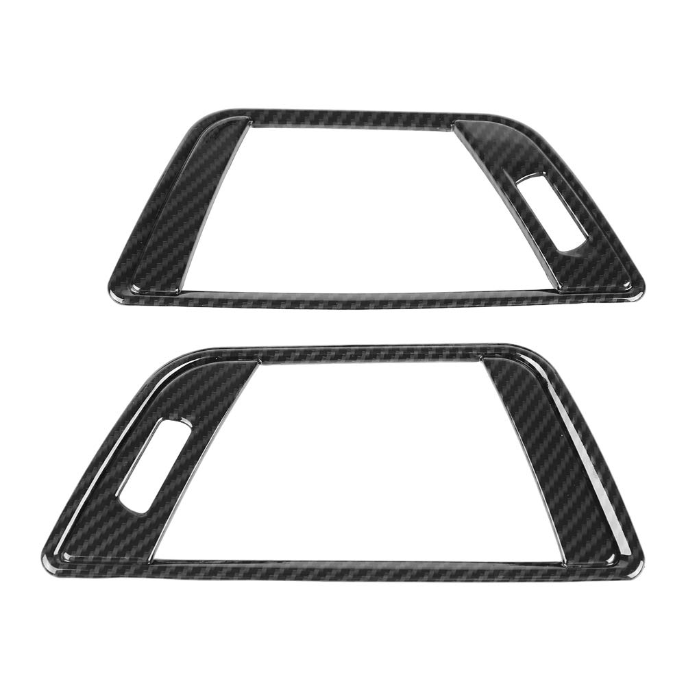 M4 Carbon-Abs Carbon Fiber Front Side Air Conditioning Vent Cover Trim Replacement For 3 Series F30 13-18