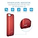 iPhone 8 Plus / 7 Plus / 6 Plus / 6S Plus Battery Case, Ultra Thin Rechargeable iPhone 7plus / 6 Plus / 6S Plus Case Battery with 4200mAh Capacity from SUNWELL (5.5” Red)