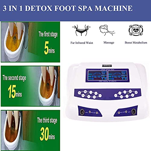 Dual Ionic Detox Foot Bath Machine, Digital LCD Display Ionic Ion Spa