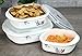 Corelle Coordinates by Reston Lloyd 6-Piece Microwave Cookware, Steamer and Storage Set, Kyoto Leaf