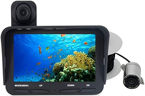Huying HD 4.3" LCD 140 Degree Wide-angle Lens Waterproof Underwater Dual Camera Video Fish Finder