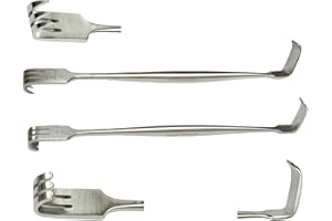 VR Instrument Supply Senn Muller Retractors 3-Prongs Dissecting Surgical Veterinary Stainless Steel Instruments 6.25 Inch (15.87 cm) 2 Pcs