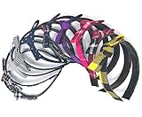 Alead Little Girls Headbands With Colorful Bow Hair Bands 10pcs