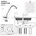 iSpring WCC31 3-Stage Under Sink High Capacity Tankless Drinking Water Filtration System - Includes Sediment Filter and 2x CTO Carbon Block Filters