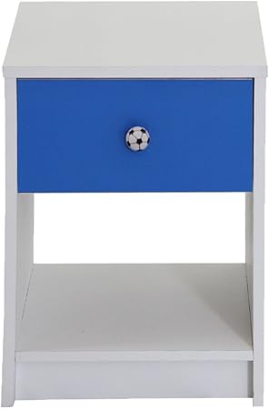 childrens white bedside table