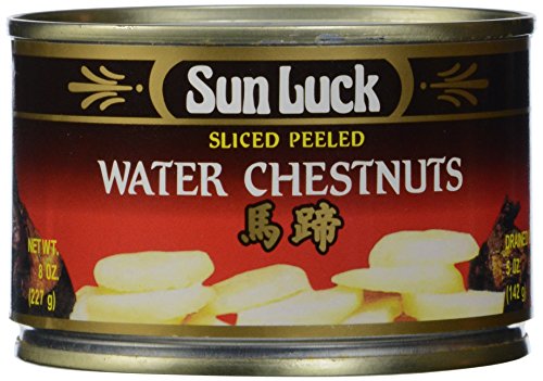 Sun Luck Sliced Water Chestnuts, 8 oz