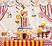 Kristin Paradise 30Ct Carnival Hanging Swirl Decorations, Circus Animals Party Supplies, Circo Birthday Favors for Kids, Baby Shower Ceiling Streamers, 1st, First Bday Theme Decor