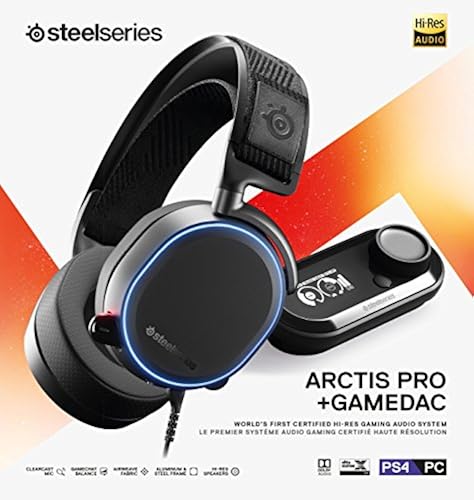 SteelSeries Arctis Pro GameDAC Wired Gaming Headset Certified