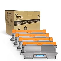 V4INK 4 Pack Replacement for Brother TN450 TN420 Black Toner Cartridge High Yield Use for HL-2240d HL-2270dw HL-2280dw MFC-7360n MFC-7860dw Series Printer