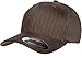 Flexfit Original Pinstripe Hat Baseball Blank Cap Fitted Flex Fit 6195P Large/Xlarge - Brown/White