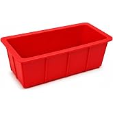 Forma para Pão de Silicone 24x12cm – Antiaderente e Flexível – Resistente ao Calor – Ideal para Pães, Bolos, Tortas e Receita