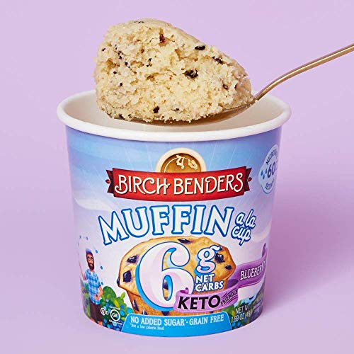Blueberry Muffin Keto Mug Cake Cups by Birch Benders, GrainFree