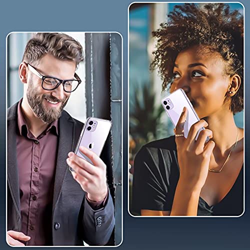 Vapesoon Designed for iPhone 11 Cases, Crystal Clear Phone Case [Not Yellowing] [Military Grade Drop Tested] Shockproof Protective Case Slim Thin Cover for iPhone 11(6.1\'\') (Clear)