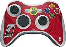 NBA Portland Trail Blazers Xbox 360 Wireless Controller Skin - Portland Trail Blazers Away Jersey Vinyl Decal Skin For Your Xbox 360 Wireless Controller