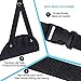 Airplane Footrest-Portable Adjustable Height and Hammock Separated Design-Prevents Swelling and Soreness on Flights-Provides Relaxation and Comfort for Airplane Travel Accessories Black