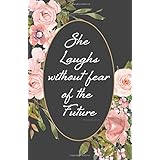 Bullet Journaling Notebook She Laughs Proverbs 31: 5mm Dotted Grid with Index and Numbered Pages