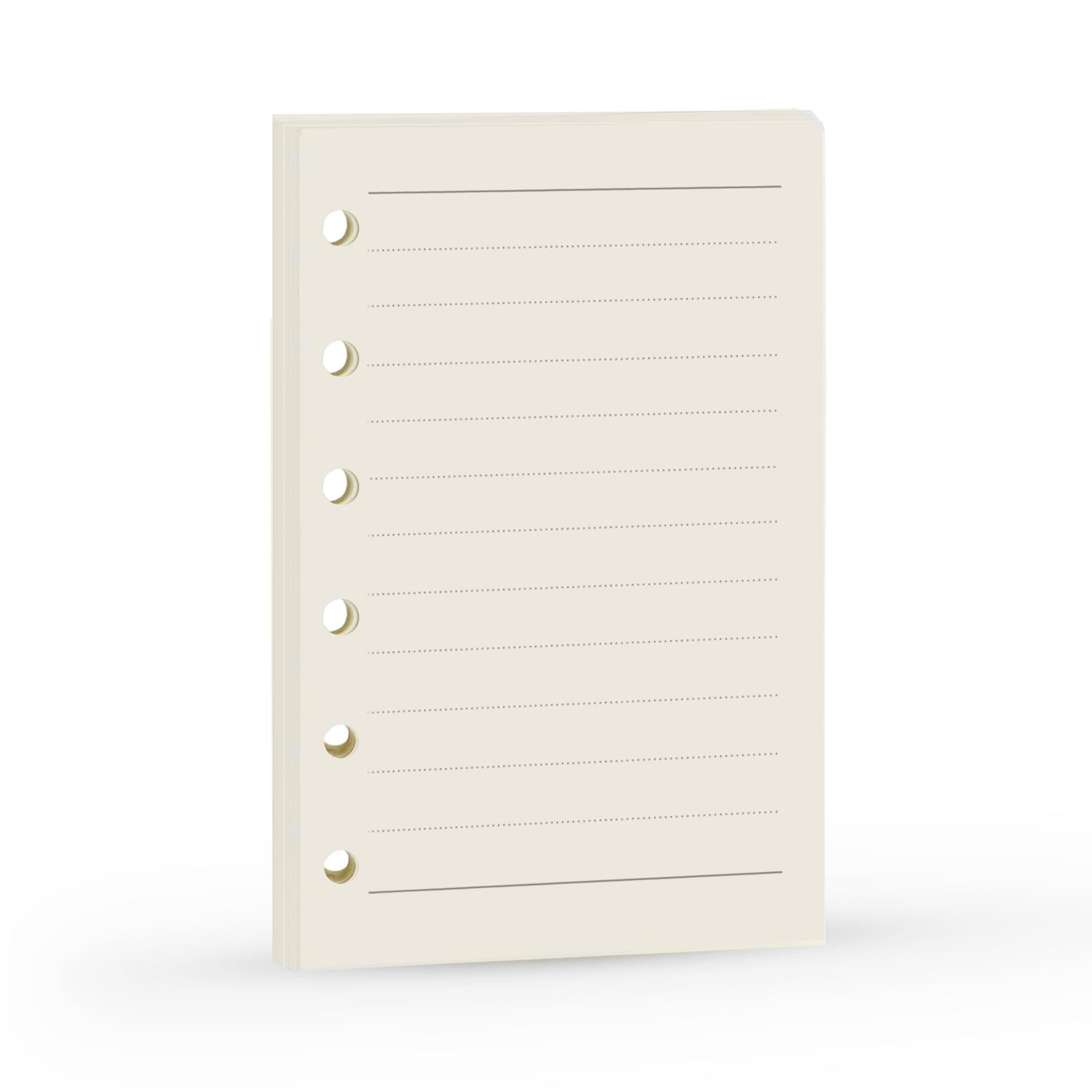 Photo 1 of A7 Planner Refill, A7 Agenda Refill Paper Rulled Line for 6 Rings Filofax, Personal Mini Journal Inserts, 6 Holes/100gsm,Pocket Size 4.84 x 3.23'', Harphia