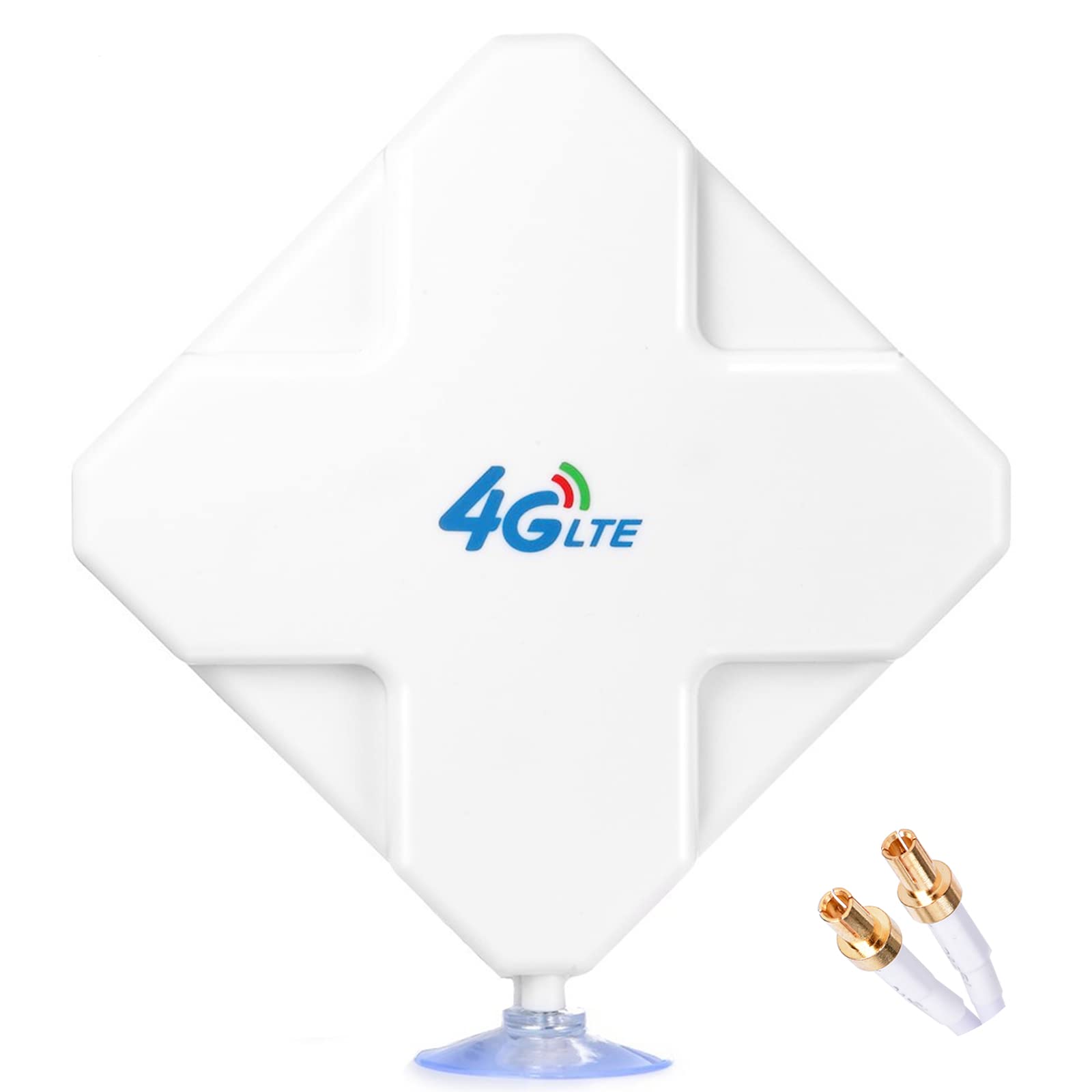 Andven 4G LTE Antenna TS9, 35dBi 3G/4G External Antenna with Dual TS9 Connector for Wireless Network Card WLAN Router