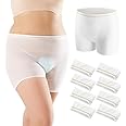 HANSILK Mesh Underwear Postpartum 8 Counts High Waist Hospital Mesh Panties Breathable,Delivery Post Surgical Recovery C-section Underwear