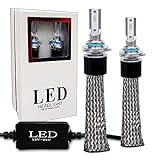 SOCAL-LED 2x HB3 9005 Fanless LED Bulb Headlight Conversion Kit 60W Super Bright CSP Chip, 6000K Crystal White