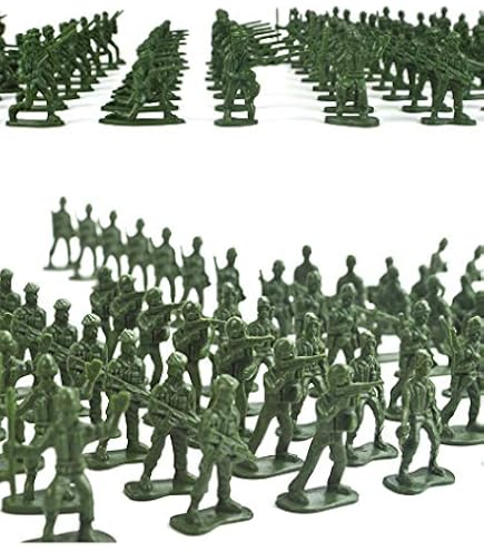 Lot De 100 Mini-Figurines De Soldats – 2,5 Cm, PP, Bases Stables, Collection Décoration, Modélisme Et Jeux, Enfants Adultes