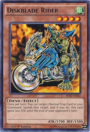 Yu-Gi-Oh! - Diskblade Rider (BP03-EN043) - Battle Pack 3: Monster League - 1st Edition - Rare