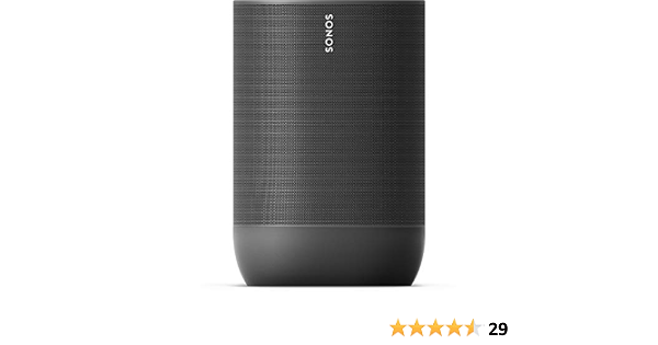 Sonos MOVE1AU1BLK Move- Portable WiFi + 