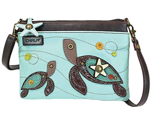 Chala Sea Turtles Mini Crossbody Handbag - Turtle Lovers Gift