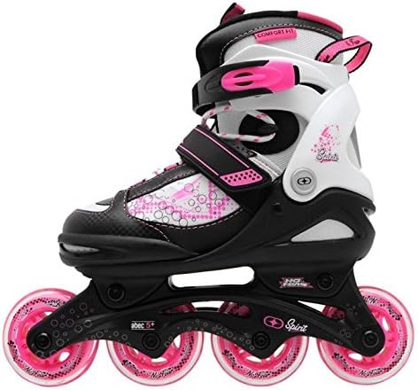 No Fear Kids Children Girls Spirit Inline Skates Roller Blades Sports