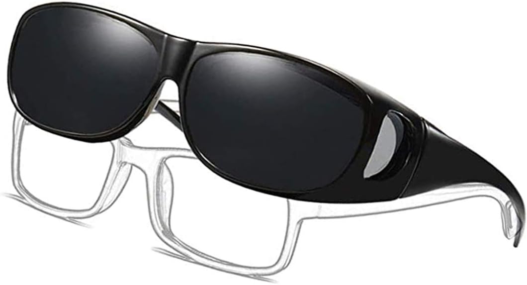 Wear Over Glasses Sunglasses - Polarized - Fit Over Prescription Glasses UV Protection Sunglasses
