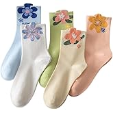CazDopaM Cute Cotton Socks for Women - Novelty Design Athletic & Daily Wear Breathable Comfort Socks