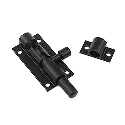 Bitray 2-inch Slide Bolt Latch Matt Black Slide
