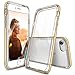 iPhone 7 Case, Ringke [Frame] Dual Layered TPU + PC Bumper [Drop Protection] Clear Back Shock Absorption Fluid Curved Edge Enhance Protective Bumper for Apple iPhone 7 2016 - Royal Gold