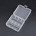 uxcell Hard Plastic Storage Box Battery Holder Organizer Protective Container for 2 x 26650 Batteries