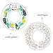 Baby Closet Size Dividers, Set of 8 Nursery Baby Closet Clothes Dividers, Baby Nursery Toddler Clothes Size Organizer Dividers (Flower Pattern)